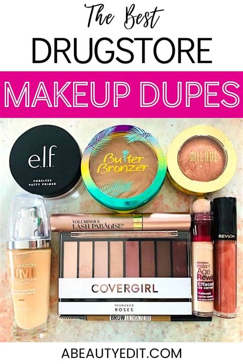 best makeup dupe websites.